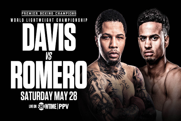 Cartel promocional del evento Gervonta Davis vs. Rolando Romero