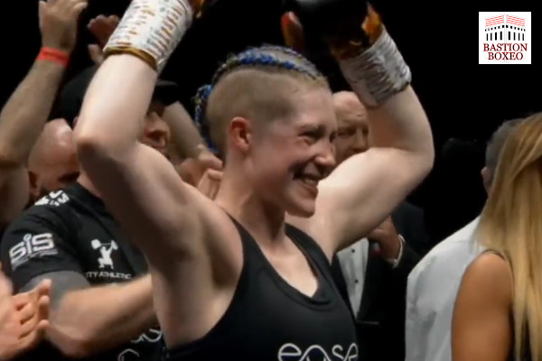 La campeona mundial WBA superwélter Hannah Rankin batió por KOT a la mexicana Alejandra Ayala