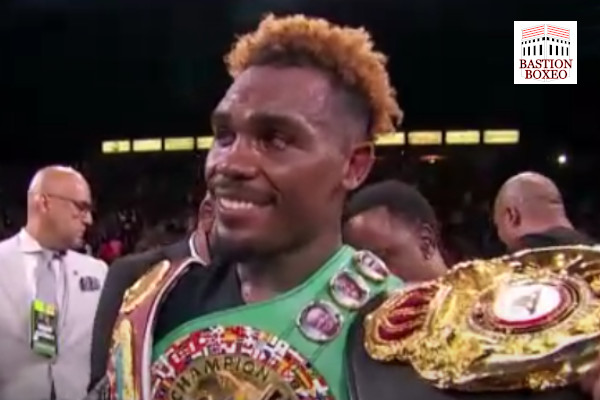 Jermell Charlo se proclamó campeón indiscutido del peso superwélter batiendo por KOT a Brian Castaño