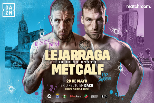 Cartel promocional del evento Kerman Lejarraga vs. James Metcalf