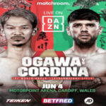 Cartel promocional del evento Kenichi Ogawa vs. Joe Cordina