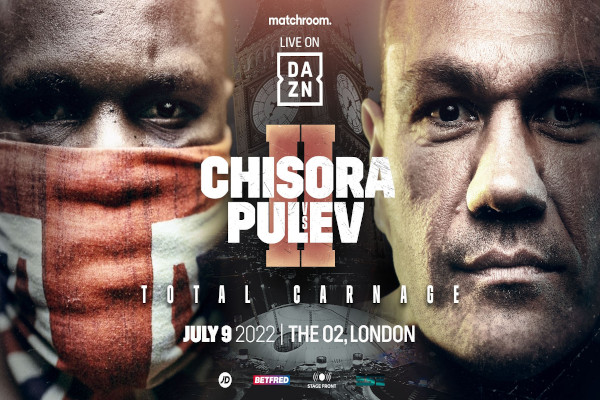 Cartel promocional del evento Derek Chisora vs. Kubrat Pulev II