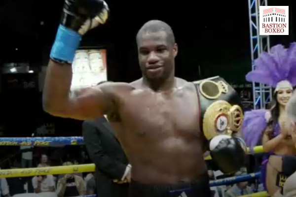 Daniel Dubois tras noquear a Trevor Bryan