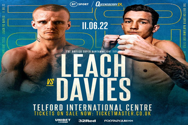 El invicto Liam Davies derribó y derrotó a Marc Leach y se proclamó campeón británico del peso supergallo