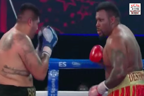 Jarrell Miller volvió al ring con increíble sobrepeso y muy floja actuación. Mirco Cuello arrolló a Leonardo Padilla