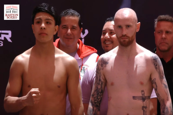 Resultados y vídeo del pesaje del evento de Golden Boy/DAZN Jaime Munguía vs. Jimmy “Kilrain” Kelly