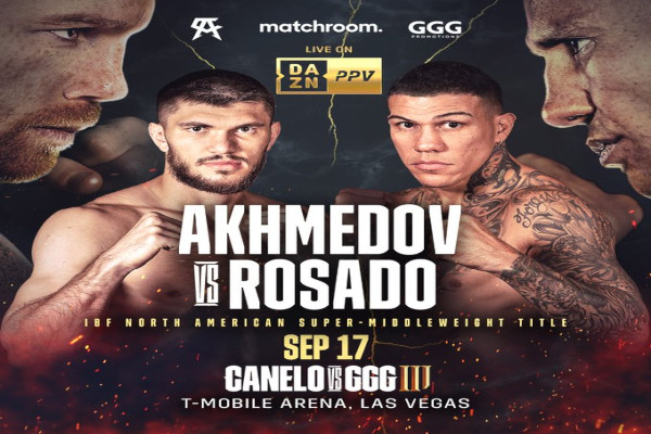 Ali Akhmedov vs. Gabriel Rosado añadido al evento Canelo-Golovkin III
