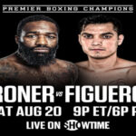 Cartel promocional del evento Adrien Broner vs. Omar Figueroa