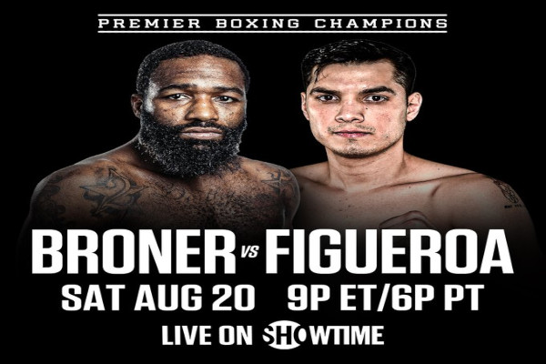 Cartel promocional del evento Adrien Broner vs. Omar Figueroa