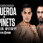 Cartel promocional del evento Omar Figueroa vs. Sergey Lipinets