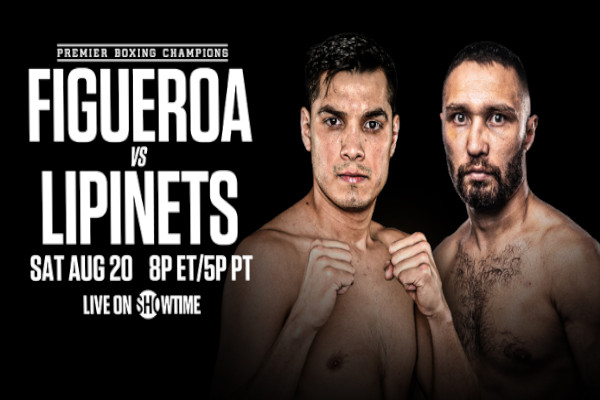 Cartel promocional del evento Omar Figueroa vs. Sergey Lipinets