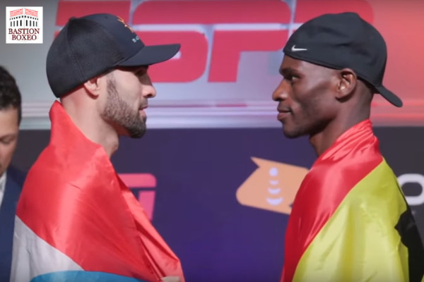 Resultados y vídeo del pesaje del evento de Top Rank/ESPN José Pedraza vs. Richard Commey