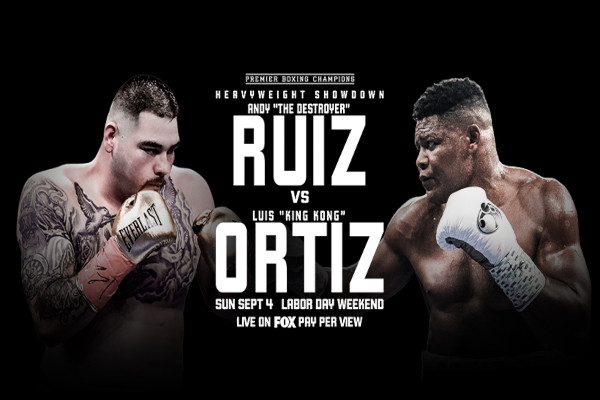 Cartel promocional del evento Andy Ruiz vs. Luis Ortiz
