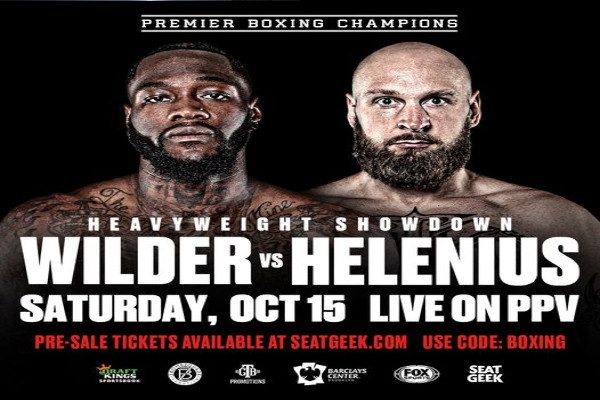 Declaraciones de Deontay Wilder y Robert Helenius, que pelearán el 15 de octubre