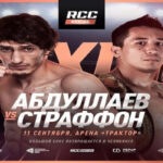 Cartel promocional del evento Zaur Abdullaev vs. Jovanni Straffon