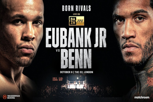Cartel promocional del combate Chris Eubank Jr. vs. Conor Benn