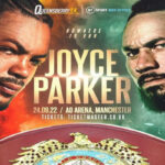 Cartel promocional del evento Joe Joyce vs. Joseph Parker