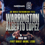 Cartel promocional del evento Josh Warrington vs. Luis Alberto López