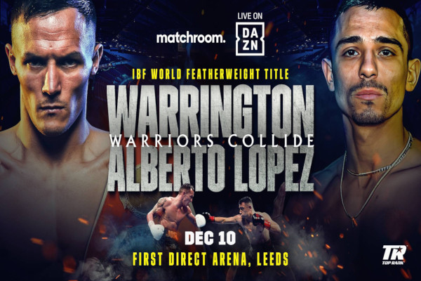 Cartel promocional del evento Josh Warrington vs. Luis Alberto López