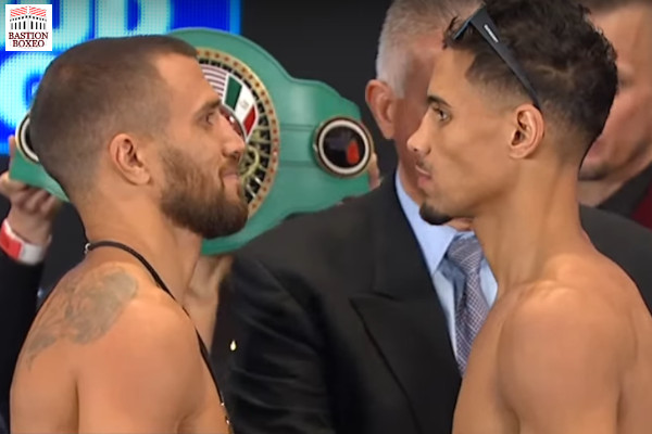 Resultados y vídeo del pesaje del Vasyl Lomachenko vs. Jamaine Ortiz