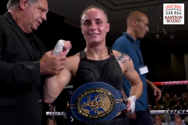 Mailys Gangloff derrotó en intensa guerra a la invicta campeona de Francia y Europa gallo Delphine Mancini (Vídeo del evento)