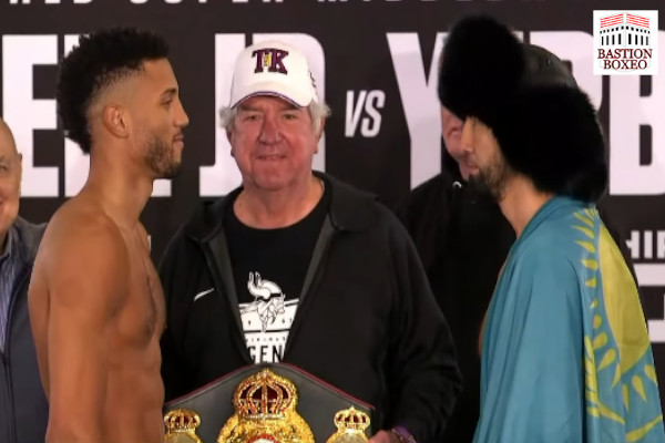 Resultados y vídeo del pesaje del evento de PBC/Showtime David Morrell Jr. vs. Aidos Yerbossynuly