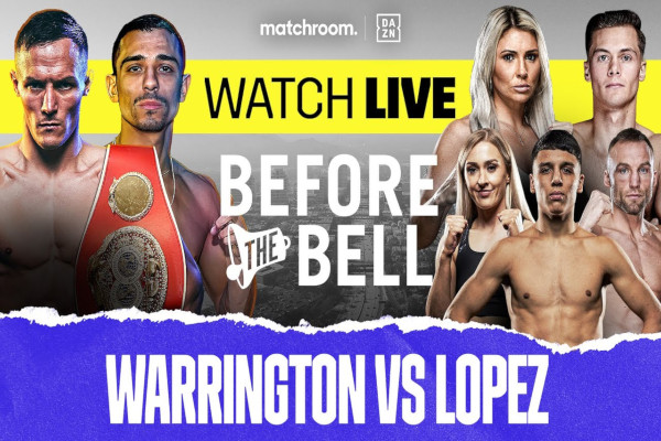 Enlace a la emisión oficial en directo del undercard del evento Josh Warrington vs. Luis Alberto López