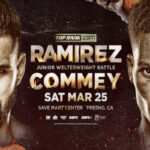 Cartel promocional del evento José Carlos Ramírez vs. Richard Commey
