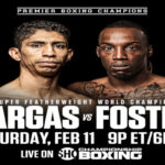 Cartel promocional del evento Rey Vargas vs. O'Shaquie Foster