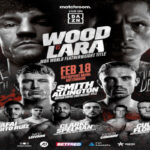 Cartel promocional del evento Leigh Wood vs. Mauricio Lara