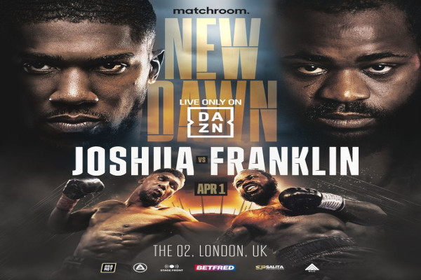 Cartel promocional del evento Anthony Joshua vs. Jermaine Franklin