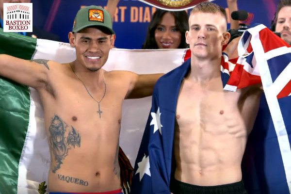 Resultados y enlace al vídeo del pesaje del evento Emanuel Navarrete vs. Liam Wilson