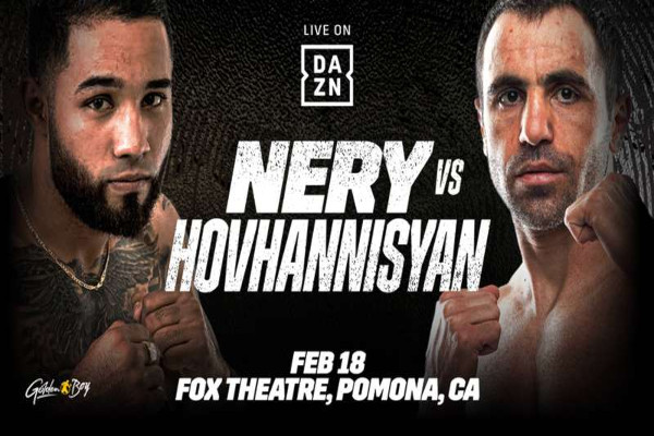 Cartel promocional del evento Luis Nery vs. Azat Hovhannisyan