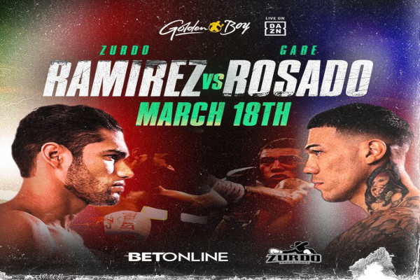 Cartel promocional del evento Gilberto "Zurdo" Ramírez vs. Gabriel Rosado