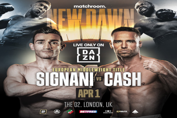 Cartel promocional del combate Matteo Signani vs. Felix Cash