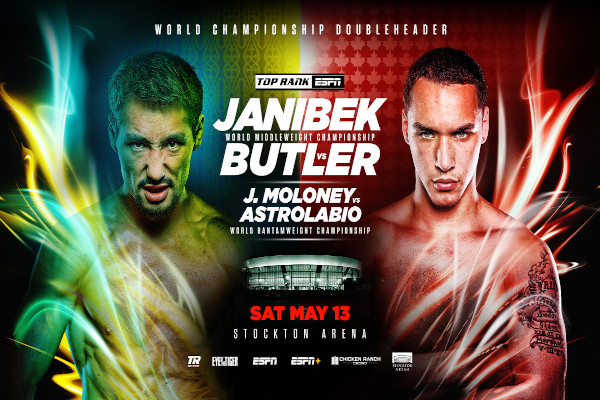 Previa: Mundiales Alimkhanuly-Butler y Moloney-Astrolabio este sábado en velada de Top Rank