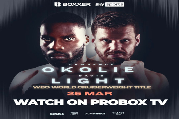 Nota de Prensa: El combate entre Okolie y Light por el título mundial de peso crucero se emitirá por Probox TV en todo el mundo