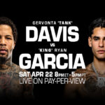 Cartel promocional del evento Gervonta Davis vs. Ryan García