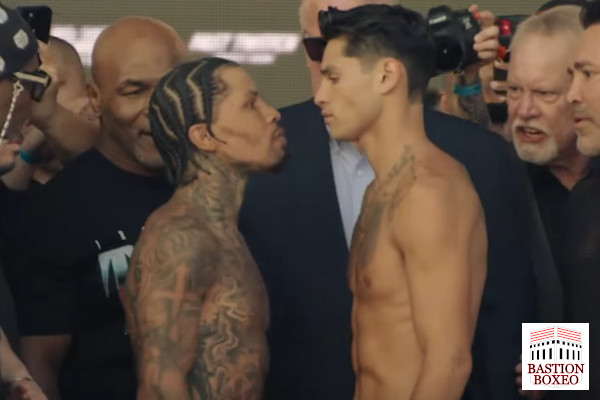 Gervonta Davis y Ryan García cara a cara en el pesaje