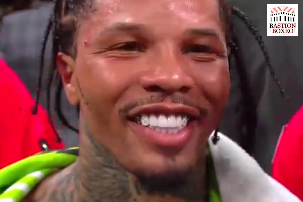 Gervonta Davis después de su triunfo ante Ryan García