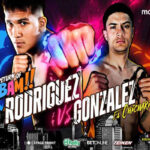 Cartel promocional del evento Jesse Rodríguez vs. Cristian González