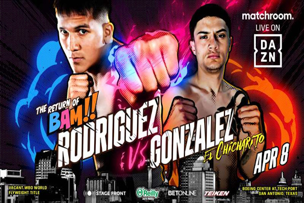 Previa: Mundiales “Bam” Rodríguez vs. González y Akhmadaliev vs. Tapales en evento de Matchroom Boxing