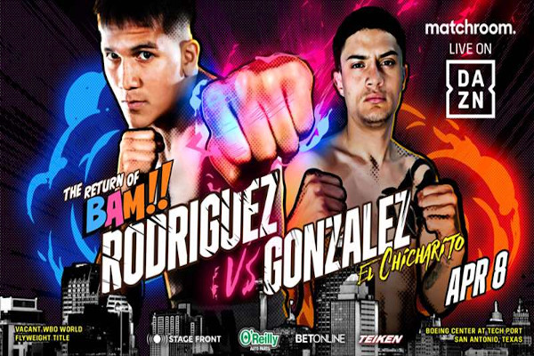 Cartel promocional del evento Jesse Rodríguez vs. Cristian González