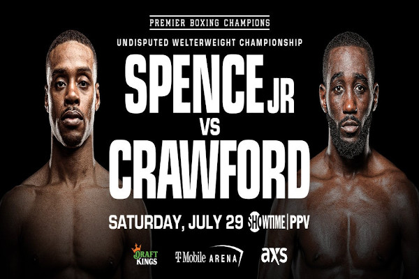 Cartel promocional del evento Errol Spence vs. Terence Crawford